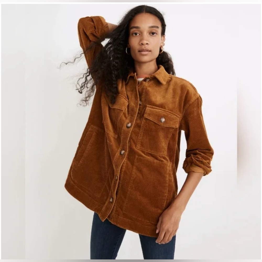 Madewell Corduroy Yorkway Shirt Jacket, size XXS, great condition, worn once